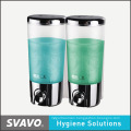 Washroom Accessories Soap Dispenser with Dual-Tumbler (V-9102)